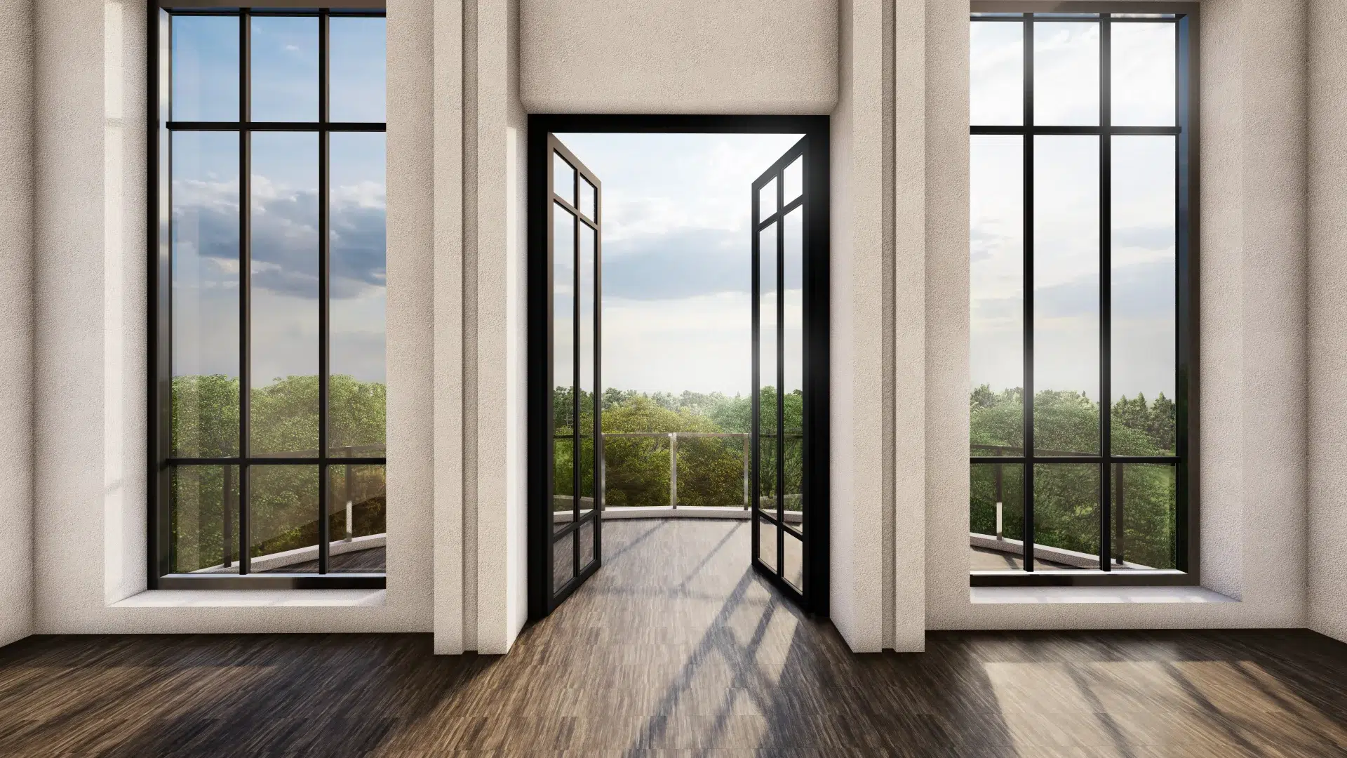 VLX 100 Double Swing / French Door in Wellington, FL | TruePane Windows & Doors - detail 1