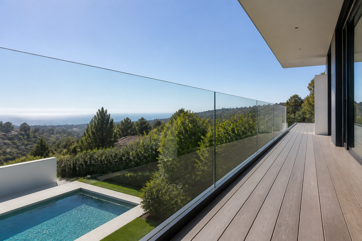 VLX 120 Glass Railing System in Wellington, FL | TruePane Windows & Doors - detail 4