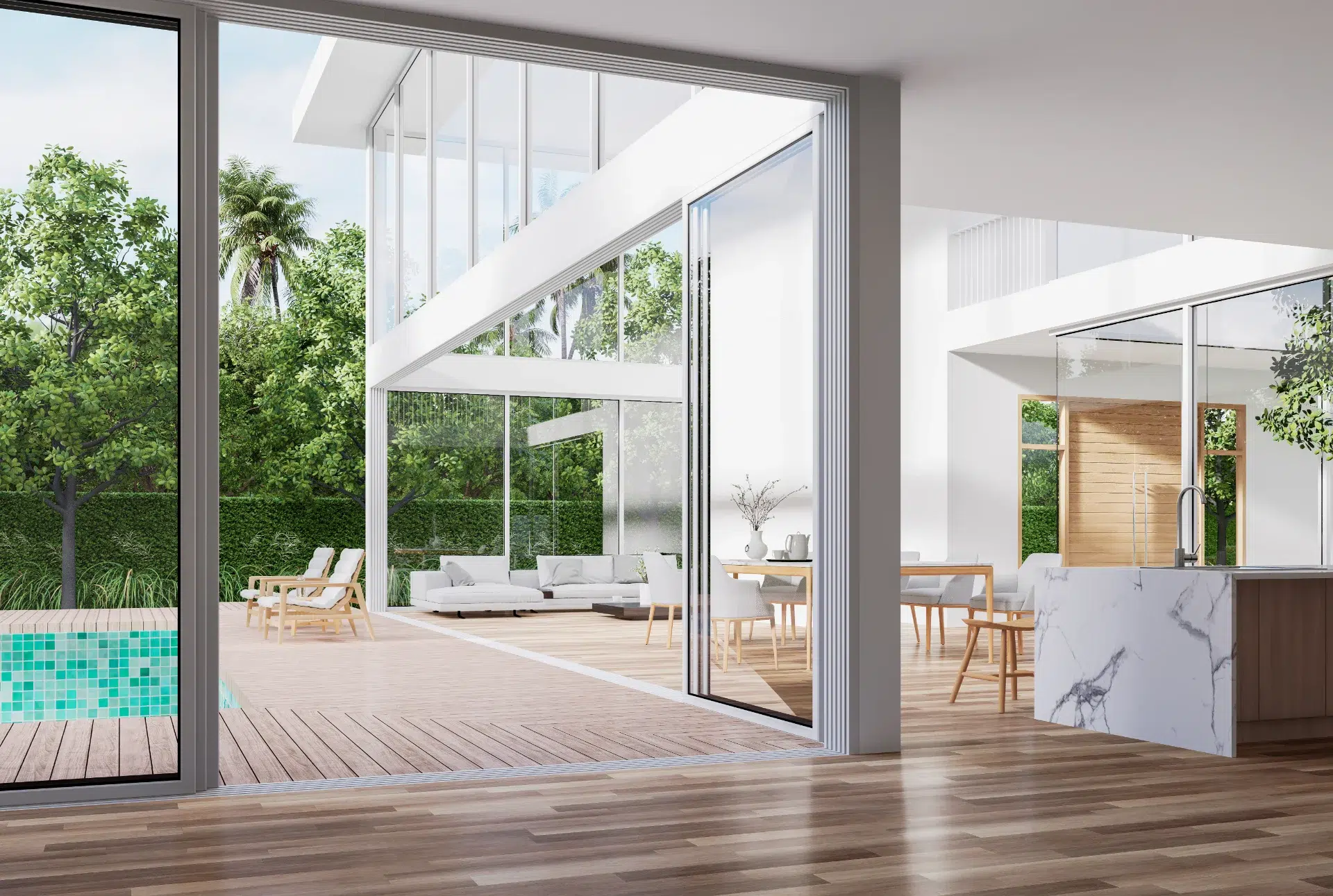 VLX 138 Panoramic Sliding Door in Wellington, FL | TruePane Windows & Doors - detail 1
