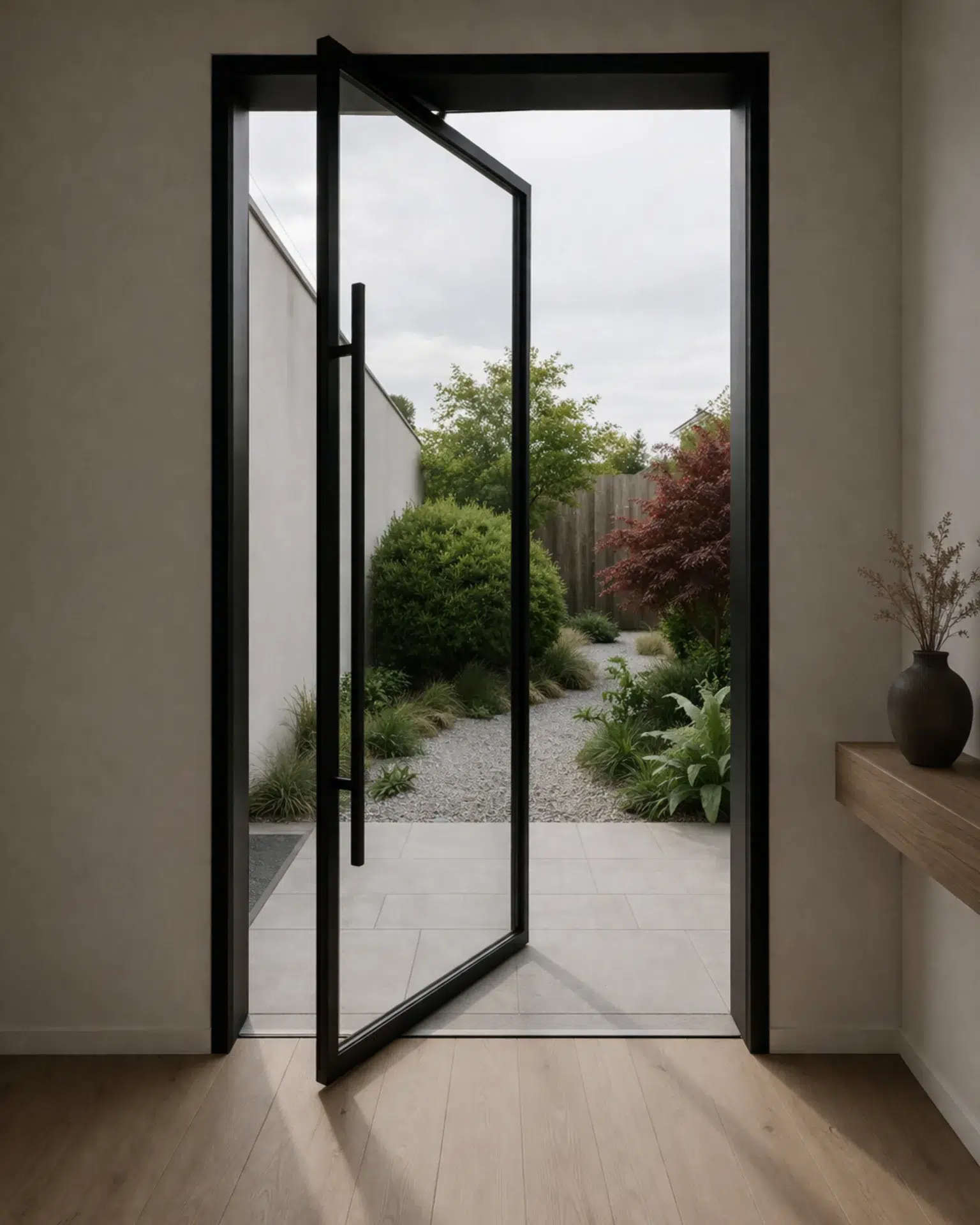 VLX 100 Pivot Door in Wellington, FL | TruePane Windows & Doors - detail 1